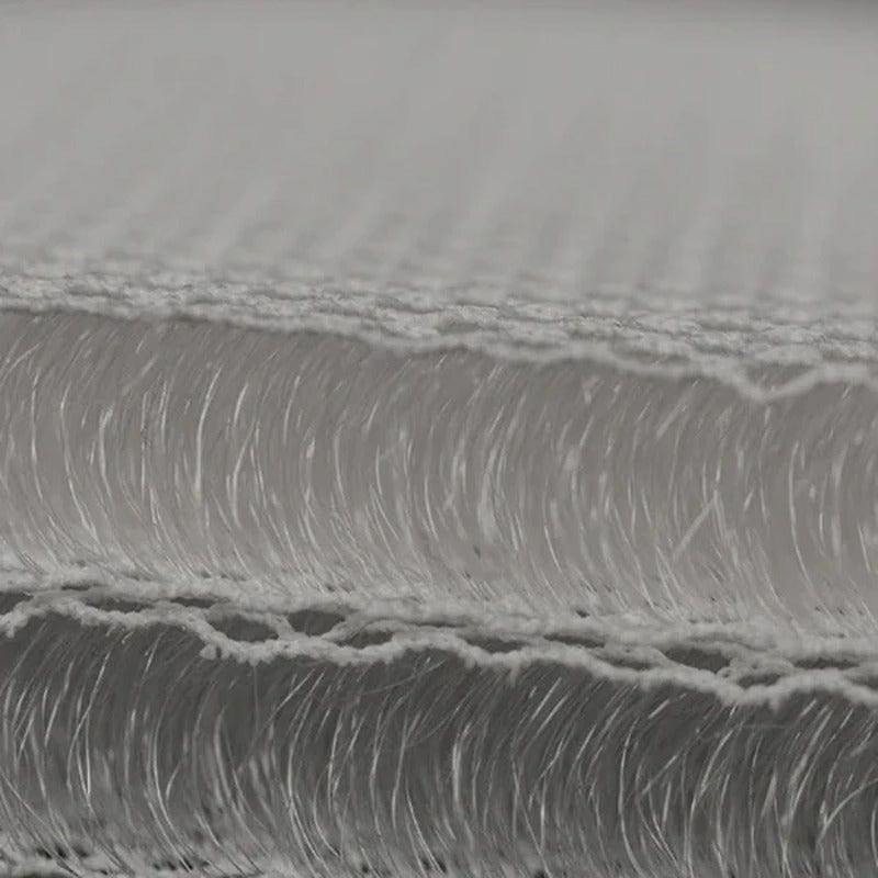 Querschnitt durch das luftdurchlässige 3D-Mesh-Innenkissen mit Magic Dry Funktion